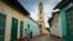 Una calle de la ciudad de Trinidad en Sancti Spítirus. ADALBERTO ROQUE / AFP