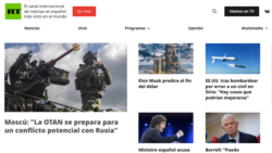 La propaganda del Kremlin se disemina en Latinoamérica desde portales en español como Actualidad RT (Russia Today). 