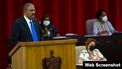 Rubén Remigio Ferro, presidente del Tribunal Supremo Popular (Captura de imagen/Cubadebate).