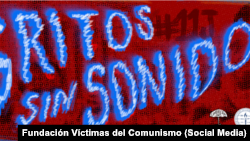 Muestra de arte gráfico "Gritos sin Sonido". 