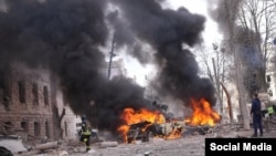 Devastación por ataque ruso en la ciudad de Sumy, Ucrania. (Archivo)