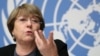 La Comisionada de Derechos Humanos de Naciones Unidas, Michelle Bachelet. 