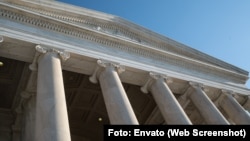 Una vista del Monumento a Jefferson en Washington, D.C., Maryland, EE. UU.
