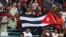 Seguidores del equipo de Cuba en el estadio Latinoamericano en La Habana (Cuba).