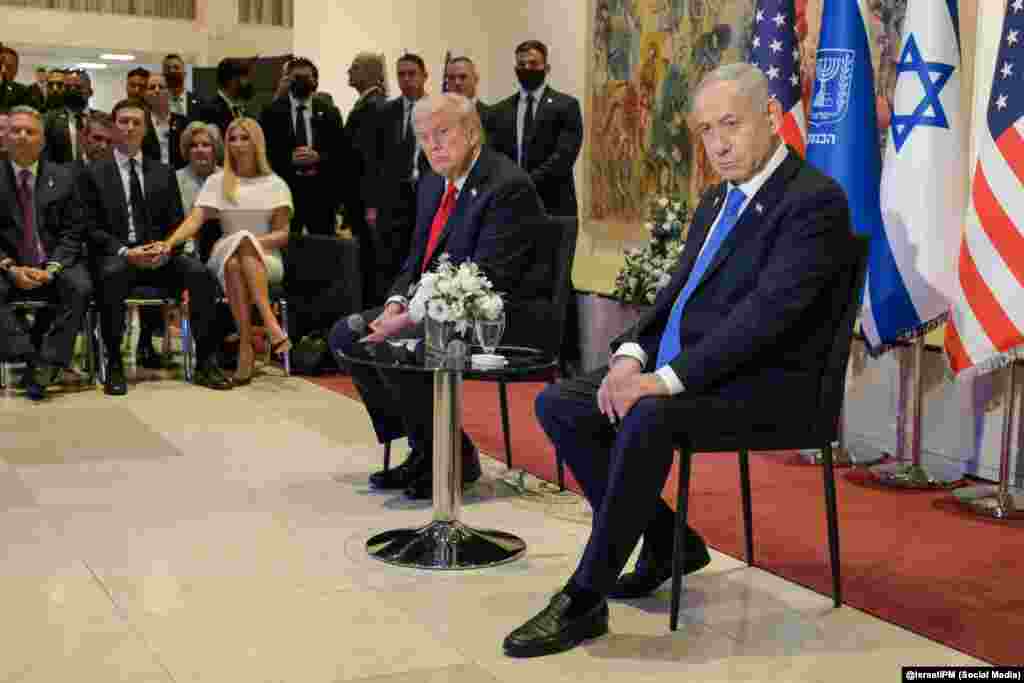 Trump y Netanyahu se reúnen con familiares de rehenes y con civiles y soldados israelíes heridos en los ataques del 7 de octubre