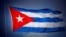 Bandera de Cuba.