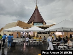 Celebración en la Ermita de la Caridad del Cobre, en Miami, el 8 de septiembre de 2025.