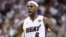 El alero estrella de los Heat de Miami, LeBron James.