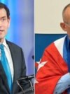 El secretario de estado Marco Rubio y el líder opositor cubano en el destierro José Daniel Ferrer. (Fotos: Dpto de Estado/OCB) 