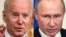 Los presidentes Joe Biden y Vladimir Putin
