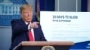 El presidente Donald Trump habla en la Casa Blanca durante una conferencia de prensa sobre la pandemia de coronavirus, el 31 de marzo del 2020.