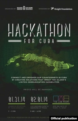 Cartel del evento Hackathon.