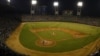 Vista general del estadio Latinoamericano en La Habana.