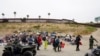 La frontera sur de EEUU, en la zona de San Diego, el 12 de mayo de 2023. (AP/Gregory Bull).