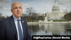 El congresista cubanoamericano Carlos Giménez, republicano por la Florida. (Captura de video/@RepCarlos)