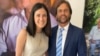 El presidente electo de Uruguay, Luis Lacalle Pou, con la coordinadora de Cuba Decide, Rosa María Payá Acevedo, en una foto tomada de Twitter.