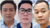 Periodistas de Radio Free Asia en Vietnam con más cargos en su contra: Nguyen Thanh Nha, Nguyen Phuoc Trung Bao y Doan Kien Giang, de izquierda a derecha (RFA).