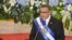 El presidente de El Salvador, Mauricio Funes, en la sesión plenaria de la Asamblea Legislativa en San Salvador (El Salvador). 