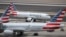 Aviones de American Airlines en el Aeropuerto Internacional Sky Harbor, en Phoenix, Arizona, en julio del 2019. (AP Photo / Ross D. Franklin).