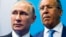 El presidente de Rusia, Vladimir Putin, y el canciller ruso, Sergey Lavrov, en una foto de archivo. (AP Foto/Alexander Zemlianichenko, Archivo)