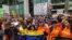 Protesta de venezolanos exiliados ante el Consulado en Miami el 20 de mayo de 2018.