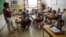 Una escuela primaria en Cuba.